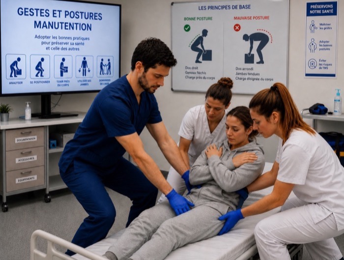Gestes et postures, manutention