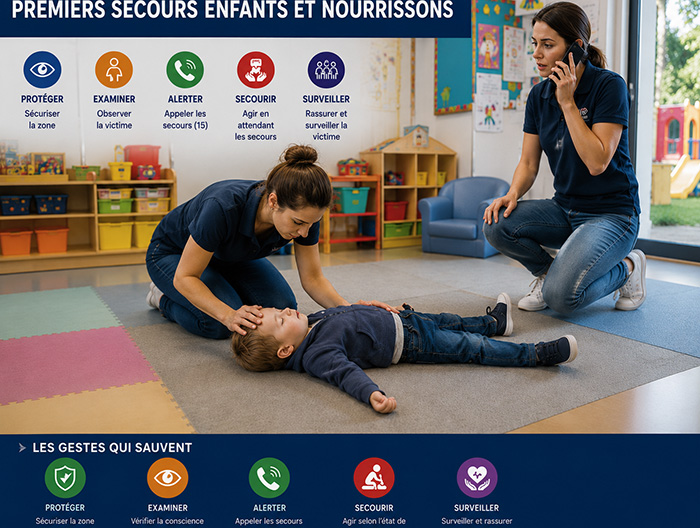 Premiers secours enfants et nourrissons